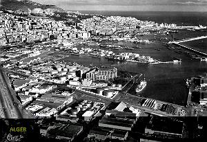 Alger - Vue generale du port