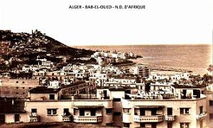 Alger - Vue generale sur Bab-el-oued et N.D. d'Afrique
