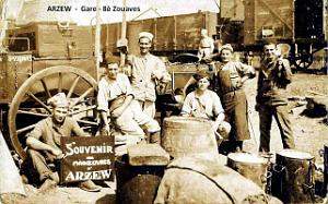 Arzew - Gare - 8e Zouaves - Manoeuvres