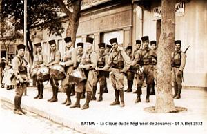 Batna - Zouaves - Clique du 3e Regiment - 14 Juillet 1932