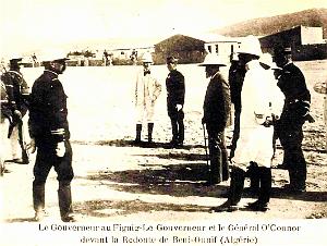 Beni-Ounif - La Redoute - Le Gouverneur et le General O'Connor