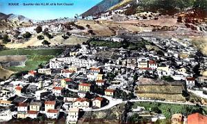 Bougie - Un Quartier avec des H.L.M. et le Fort Clauzel