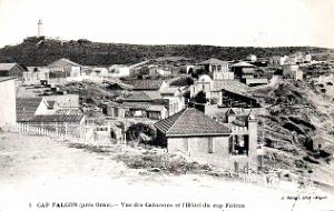 Cap Falcon - Vue des Cabanons et de l'Hotel