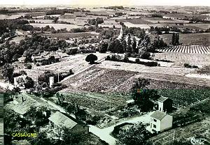 Cassaigne - Vue generale aerienne