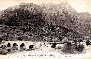 Chabet-el-Ahkra - Gorges - Pont Colons sur l'Oued Agrioum - 1915