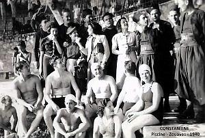 Constantine - Piscine - Zouaves - 1940