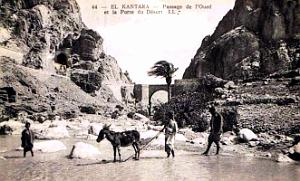 El-Kantara - Porte du Desert - Passage de l'Oued