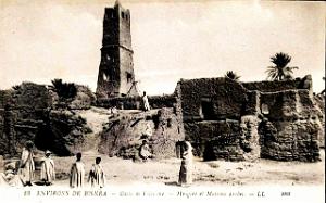 Fillieche - Biskra - Mosquee et Maisons - 1915