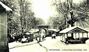 Fort-National - Porte d'Alger - Sous la Neige - 1930
