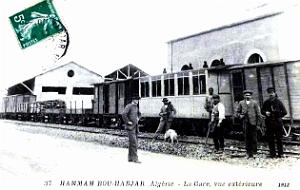 Hammam-Bou-Hadjar - Gare - Vue exterieure - 1912