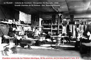Le Telagh - Route de Bossuet - 9e Hussards - Chambre du 2e Peloton
