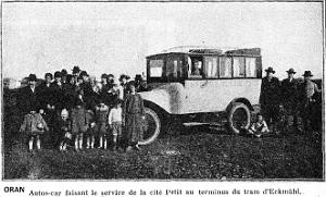 Oran - Autocar - Liaison Cite Petit au terminus du tram a Eckmulh