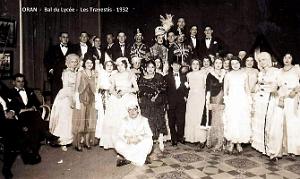 Oran - Bal du Lycee - Travestis - 1932