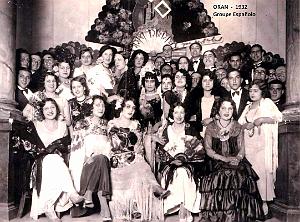 Oran - Groupe Espanolo - 1932