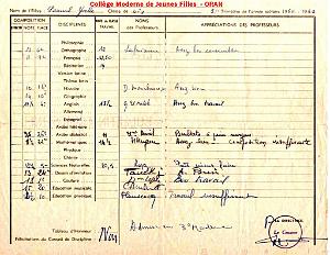Oran documents divers 103