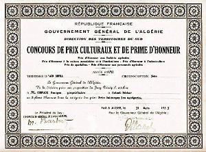 Oran documents divers 1109