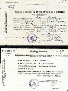 Oran documents divers 1138