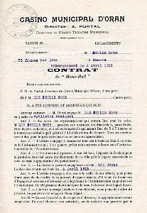 Oran documents divers 1163