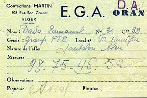 Oran documents divers 740