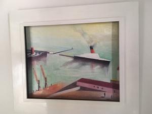 60 MES PEINTURES A L HUILE (2) 2020 ORAN PORT A LA HAUTEUR DE LA PASSE