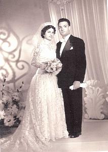 MARIAGE 1 SEPTEMBRE 1956 SYLVIANE RAMON ET JULIEN MASEGOSA