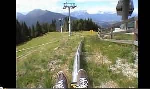 134 UNE DESCENTE EN LUGE SANS FREIN EN AUTRICHE