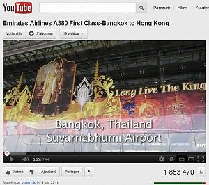 213 Emirates Airlines A380 First Class-Bangkok to Hong Kong 