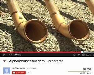 273 - Alphornblaeser auf dem Gornergrat 