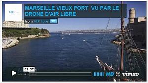 281 MARSEILLE VIEUX PORT VU PAR LE DRONE D AIR LIBRE