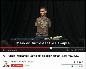 298 La vie est ce qu'on en fait  Nick VUJICIC 