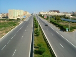 Entrée de Mostaganem par la route d'Oran.