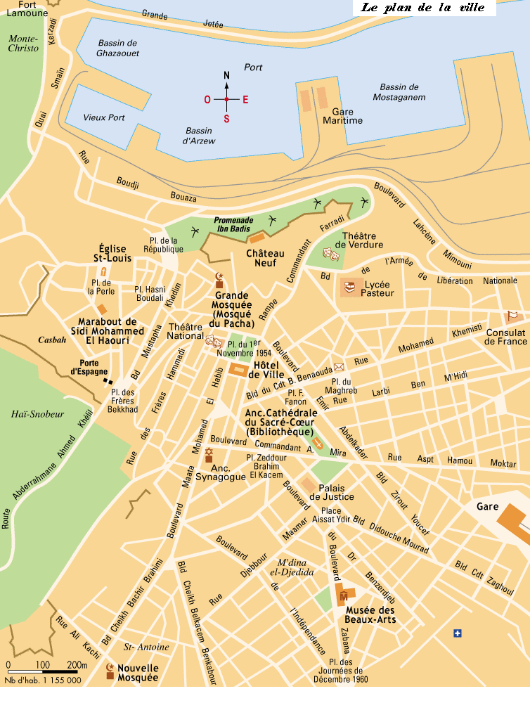 Plan de la ville