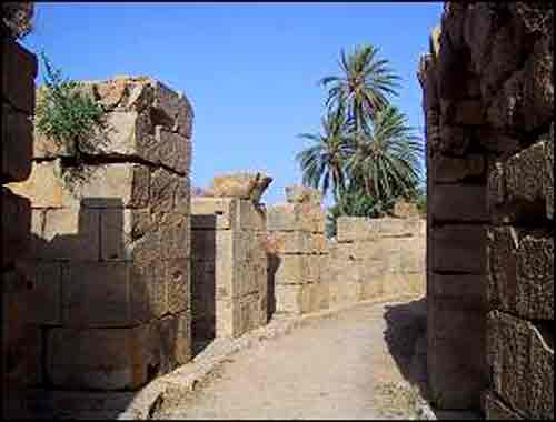 cette photo appartient &agrave; un site  sur Bulla R&eacute;gia, cliquer pour voir sur ce site les nombreuses photos de cette ville antique